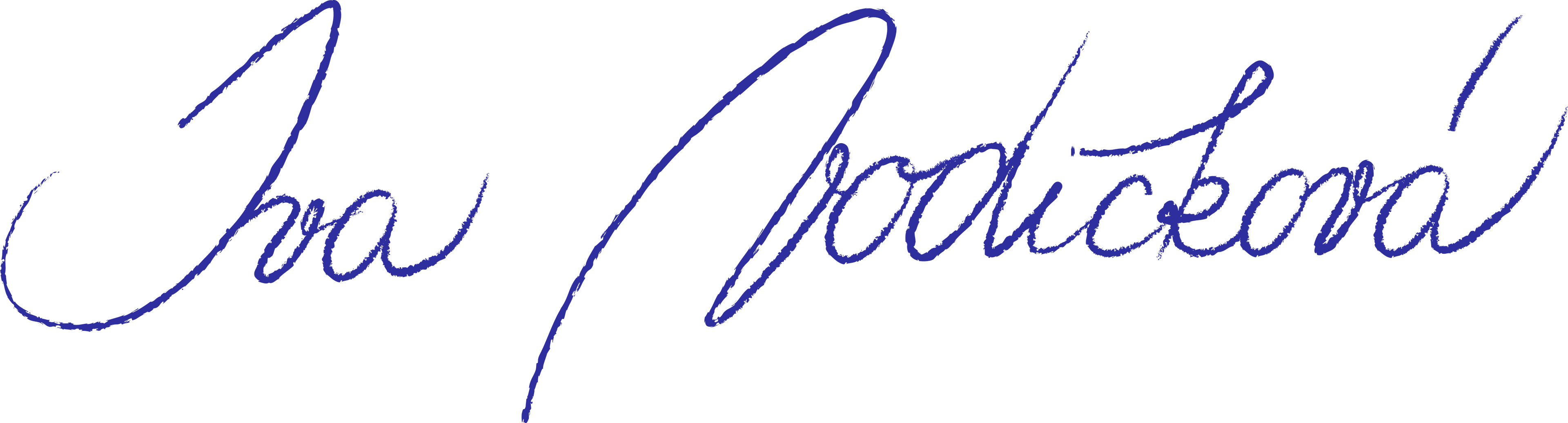 Podpis Iva Vodičková